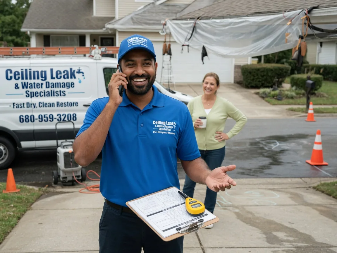 Ceiling Leak Cleanup Bailey, TX FAQs